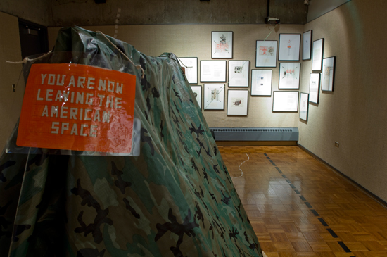 pastel drawing on paper with imaginary ruins based on London and the Colosseum