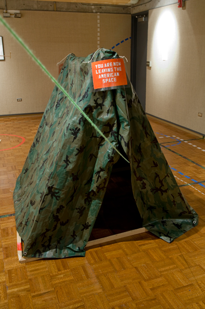 pastel drawing on paper with imaginary ruins based on London and the Colosseum